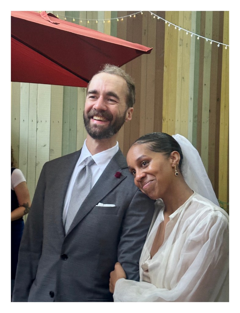 a beautiful bride and handsome groom on their wedding day